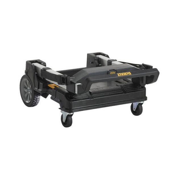 Тележка для інструментальних ящиків TSTAK, DeWALT, вантажопідйомність 100 кг (DWST1-71196), фото , зображення 2 | SNABZHENIE.com.ua