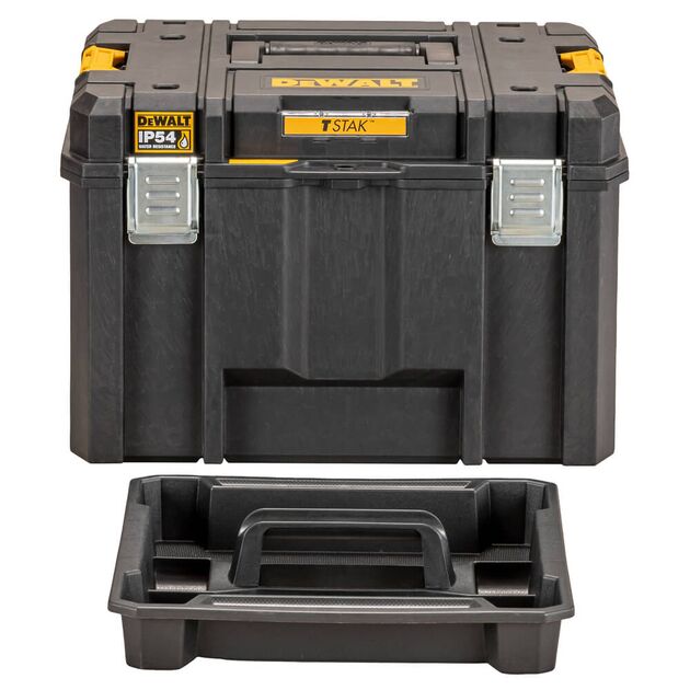 Ящик TSTAK 2.0 DeWALT, 440x330x300 мм, увеличенной емкости, фото , изображение 3 | SNABZHENIE.com.ua