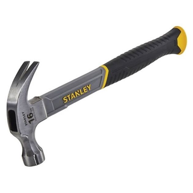 Молоток столярный 450 г со стекловолоконной ручкой STANLEY, фото  | SNABZHENIE.com.ua