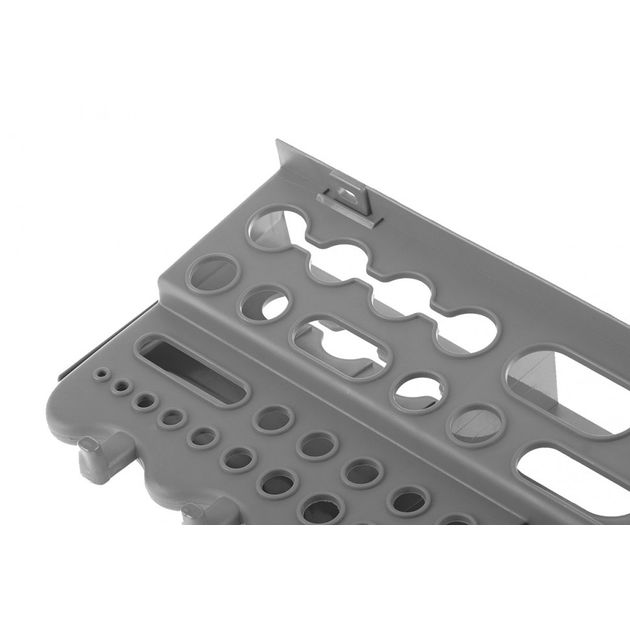 Полка для инструмента STELS, 62,5 см, серая (90714S), фото , изображение 2 | SNABZHENIE.com.ua Полка для инструмента STELS, 62,5 см, серая (90714S), фото , изображение 2 | SNABZHENIE.com.ua