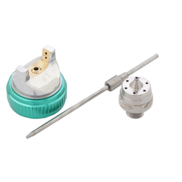 Краскораспилювач AG 801 HVLP, гравітаційний, сопло 1,5 мм і 1,8 мм STELS (57360S), фото , зображення 3 | SNABZHENIE.com.ua