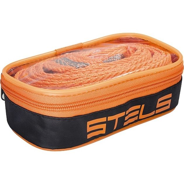 Трос буксировочный 5 тонн с 2 крюками и сумкой STELS 54381S, фото  | SNABZHENIE.com.ua