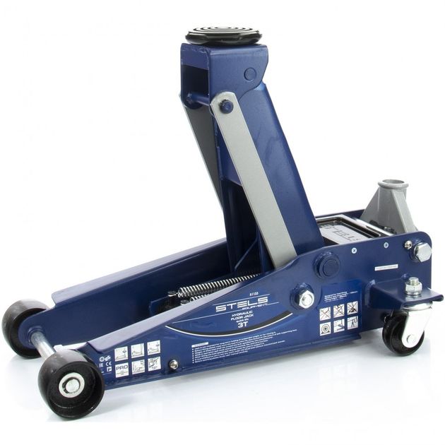 Гидравлический подкатной домкрат QUICK LIFT, 3т, 130-465 мм, STELS, фото , изображение 3 | SNABZHENIE.com.ua