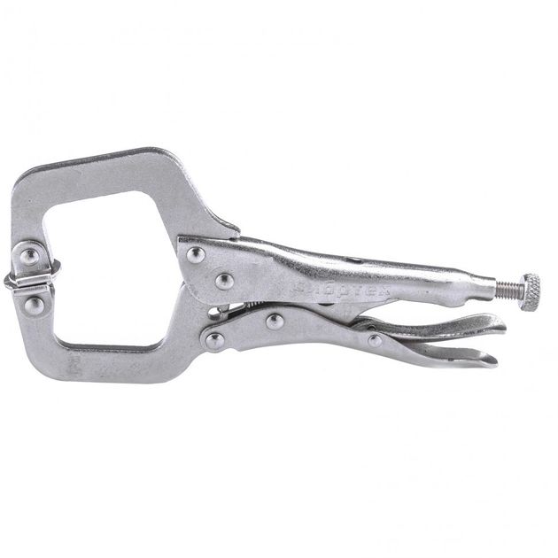 Зажим ручний, збільшений захват, рухливі губки, 170 мм СИБРТЕХ (18425C), фото , зображення 2 | SNABZHENIE.com.ua