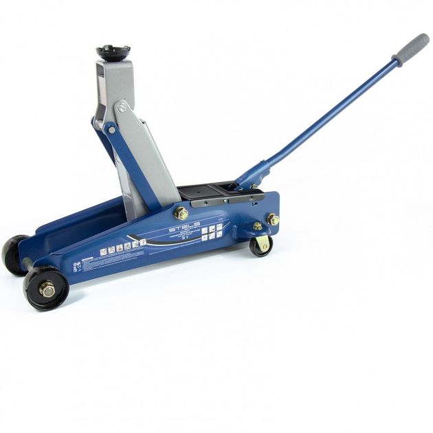 Домкрат гидравлический подкатной, 3 т, 190-535 мм STELS (51134S), фото , изображение 2 | SNABZHENIE.com.ua