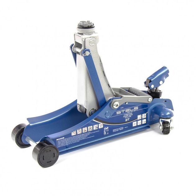 Гидравлический подкатной домкрат 2т LOW PROFILE 100-350 мм STELS, фото , изображение 2 | SNABZHENIE.com.ua