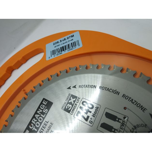 Пила 190х30 мм, Z 48 для сухого реза нержавейки CMT (226.548.07M), фото , изображение 15 | SNABZHENIE.com.ua