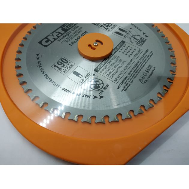 Пила 190х30 мм, Z 48 для сухого реза нержавейки CMT (226.548.07M), фото , изображение 19 | SNABZHENIE.com.ua