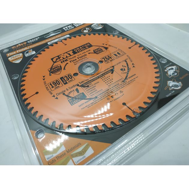 Диск пильный 190 х 30 мм Z 64 для чистового реза по дереву CMT, фото , изображение 8 | SNABZHENIE.com.ua