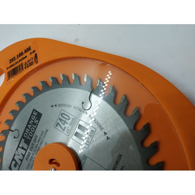 Дисковая пила 160 x 16 мм, Z 40 для ручной циркулярки CMT, фото , изображение 8 | SNABZHENIE.com.ua Дисковая пила 160 x 16 мм, Z 40 для ручной циркулярки CMT, фото , изображение 8 | SNABZHENIE.com.ua