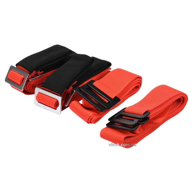 Паси для перенесення меблів VOREL: 2- для спини, 2- для регулювання висоти, x280 см, 4 шт [10/20], фото  | SNABZHENIE.com.ua