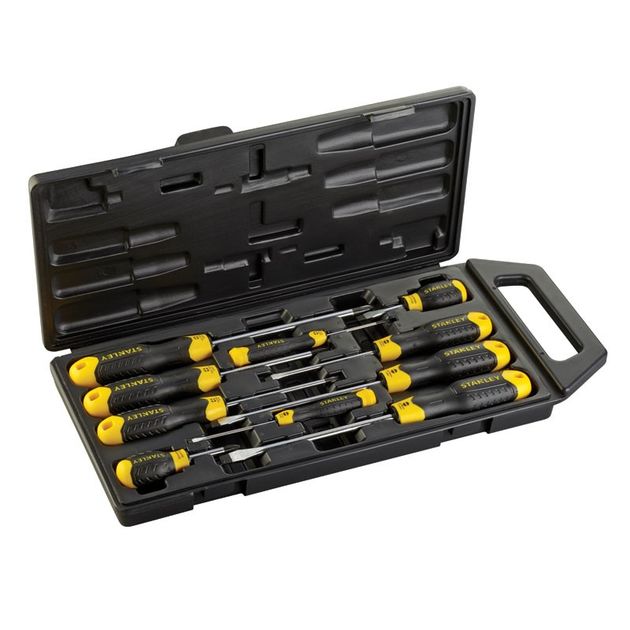 Набор отверток STANLEY Cusion Grip, 10 шт (2-65-005), фото  | SNABZHENIE.com.ua