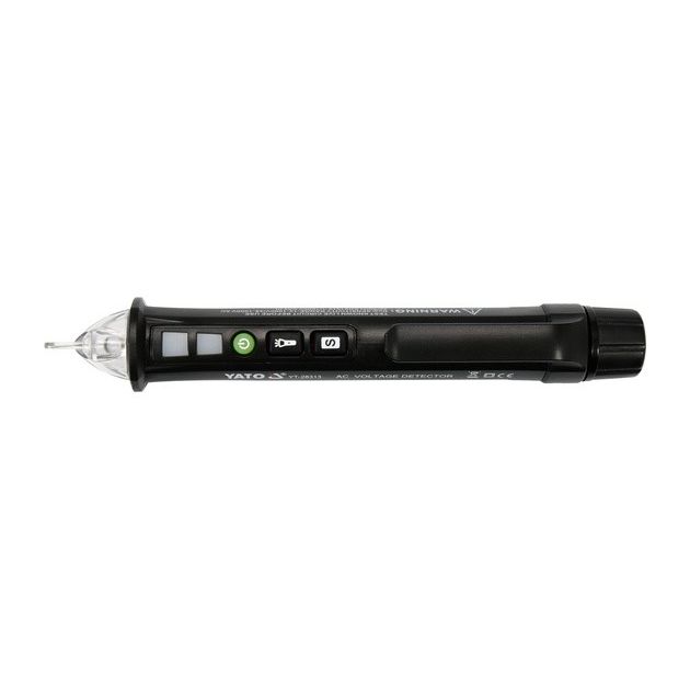 Индикатор напряжения YATO 12/48-1000 В с фонарем, 2 х AAA (YT-28313), фото  | SNABZHENIE.com.ua