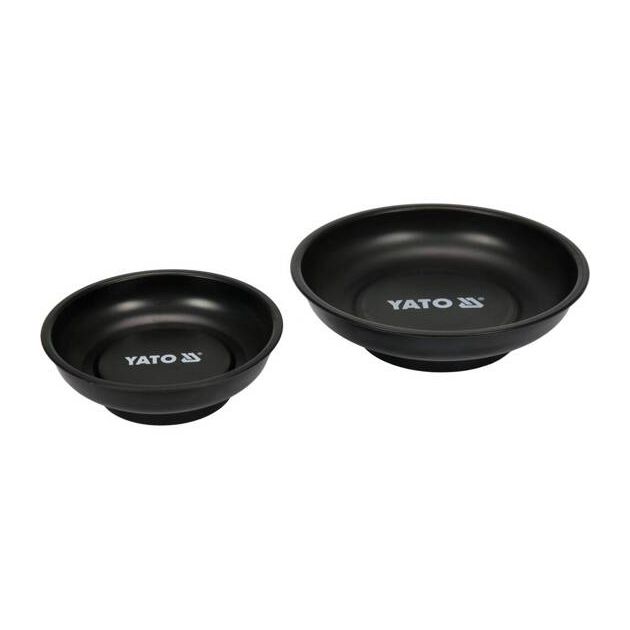 Магнитные круглые миски YATO 150/108 мм, 2 шт (YT-08302), фото  | SNABZHENIE.com.ua