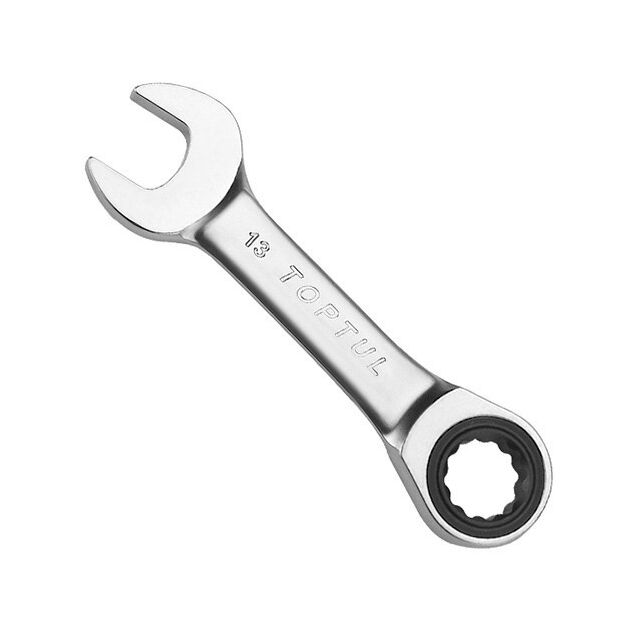 Ключ трещоточний комбінований укорочений TOPTUL 13мм AOAB1313, фото  | SNABZHENIE.com.ua