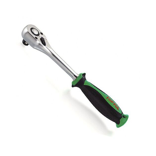 Трещотка 1/2" 36 зубців (резинова ручка) TOPTUL (CMBG1627), фото  | SNABZHENIE.com.ua