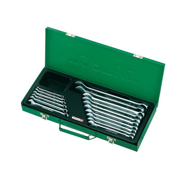 Набор ключей рожково-накидных TOPTUL 16 шт. 6-24мм (кейс) GAAD1602, фото  | SNABZHENIE.com.ua
