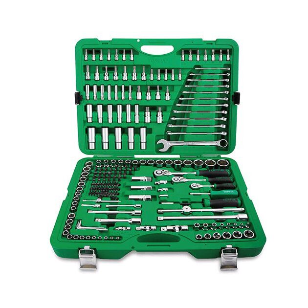 Набір інструмента комбінований 1/4, 3/8, 1/2 216 од. TOPTUL (GCAI216R), фото  | SNABZHENIE.com.ua