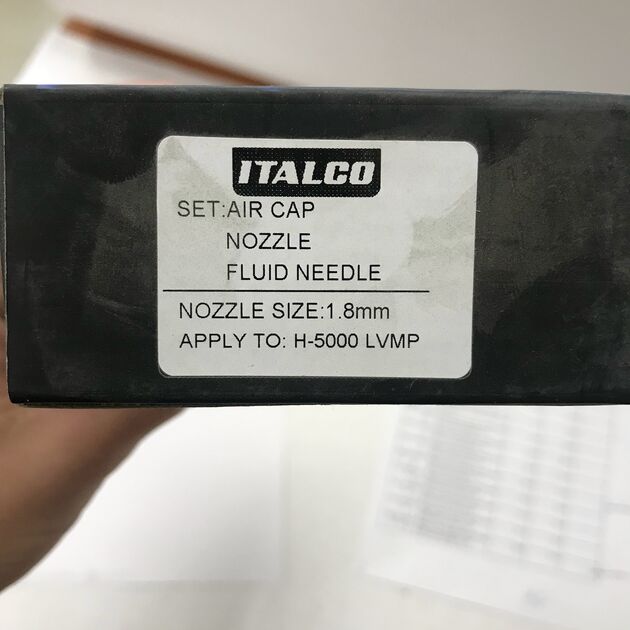 Форсунка для краскопультів H-5005 LVMP, діаметр форсунки 1,8 мм (NS-H-5005 1.8LM) ITALCO NS-H-5005 1.8LM (NS-H-5005-1.8LM), фото , зображення 2 | SNABZHENIE.com.ua
