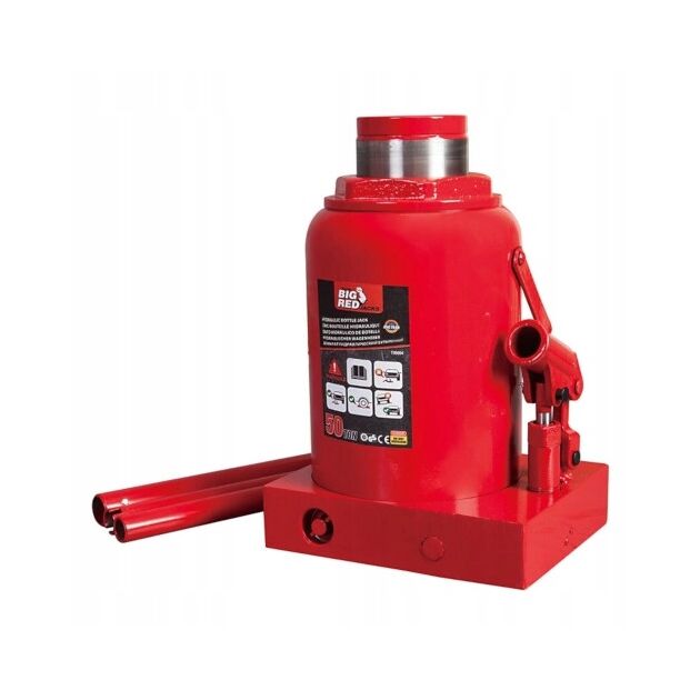 Домкрат бутылочный TORIN T95004, 50т, 300-480 мм, фото  | SNABZHENIE.com.ua