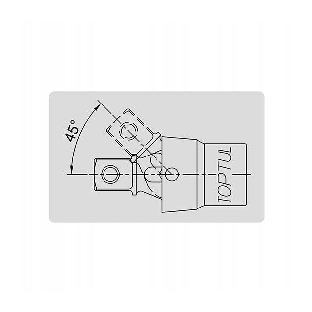 Кардан 1/2" усиленный TOPTUL CAHD1662, фото , изображение 2 | SNABZHENIE.com.ua