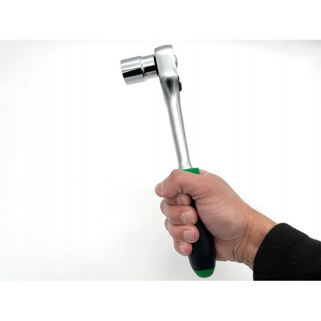 Трещотка 1/2" 36 зубцов с резиновой ручкой TOPTUL (CJBG1627), фото , изображение 2 | SNABZHENIE.com.ua