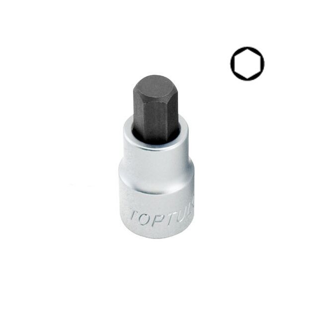 Головка HEX 17 мм с насадкой 3/4" TOPTUL (BCDA2417) L 79 мм, фото  | SNABZHENIE.com.ua