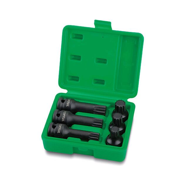 Набір головок ударних 1/2 SPLINE M14-M18 6 ед. TOPTUL (GDAI0601), фото  | SNABZHENIE.com.ua