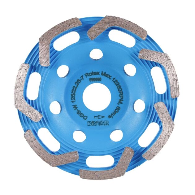 Алмазная торцевая чашка ФАТ-С 125/22,23 x 7-W Rotex для УШМ, фото  | SNABZHENIE.com.ua