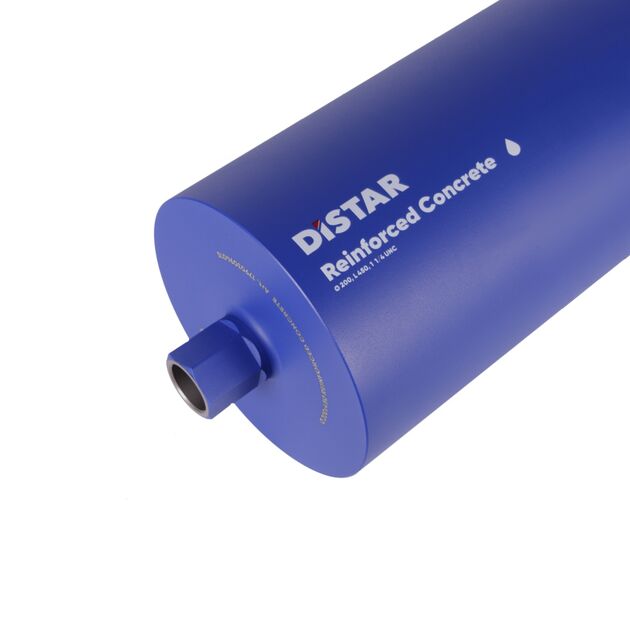 Сверло (алмазна коронка) сегментне 200 x 450-14 x 1 1/4 UNC залізобетон DISTAR (17903094015), фото , зображення 3 | SNABZHENIE.com.ua