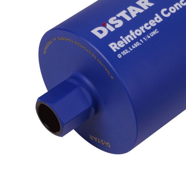 Сверло (алмазна коронка) сегментне 152 x 450-12 x 1 1/4 UNC залізобетон DISTAR (17903094094), фото , зображення 2 | SNABZHENIE.com.ua