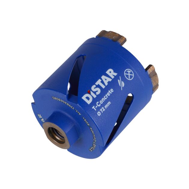 Коронка алмазная DISTAR 72x65-4xМ16 для бетона, фото , изображение 2 | SNABZHENIE.com.ua