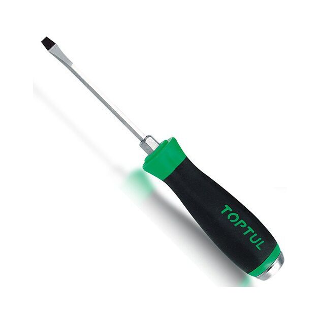 Отвертка шлицева 10.0 x 200 мм (з шестигранником ударна) TOPTUL (FAGB1020), фото  | SNABZHENIE.com.ua