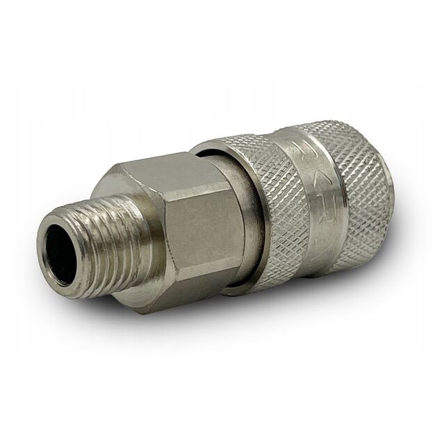 Соединение быстроразъемное 1/4" внешняя резьба AIRKRAFT SE1-2SM, фото , изображение 2 | SNABZHENIE.com.ua