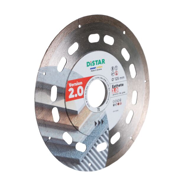 Круг алмазный отрезной 125x1,1/0,9x6x22,23 Esthete 2.0, фото , изображение 3 | SNABZHENIE.com.ua