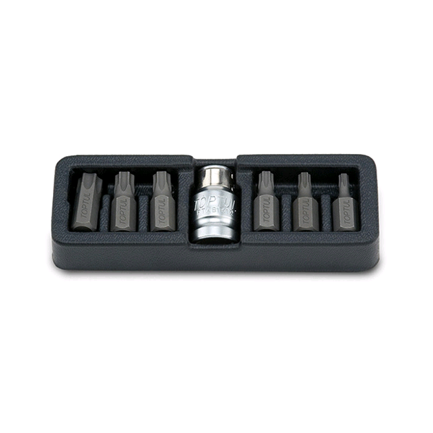 Набір біт 10мм TORX T25-T55 7ед. TOPTUL (GAAT0705), фото  | SNABZHENIE.com.ua