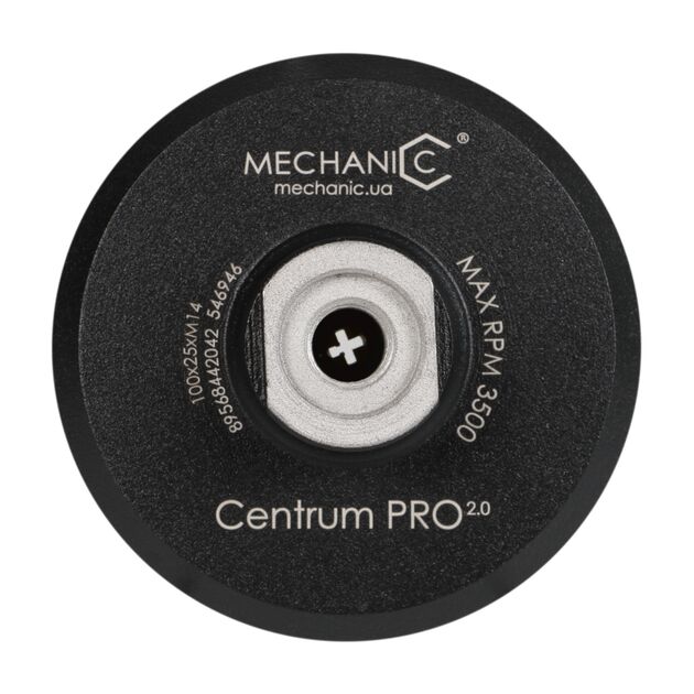 Тримач алюмінієвий для кругів полірувальних Centrum PRO 2.0 100*14.7*M14, фото , изображение 3 | SNABZHENIE.com.ua