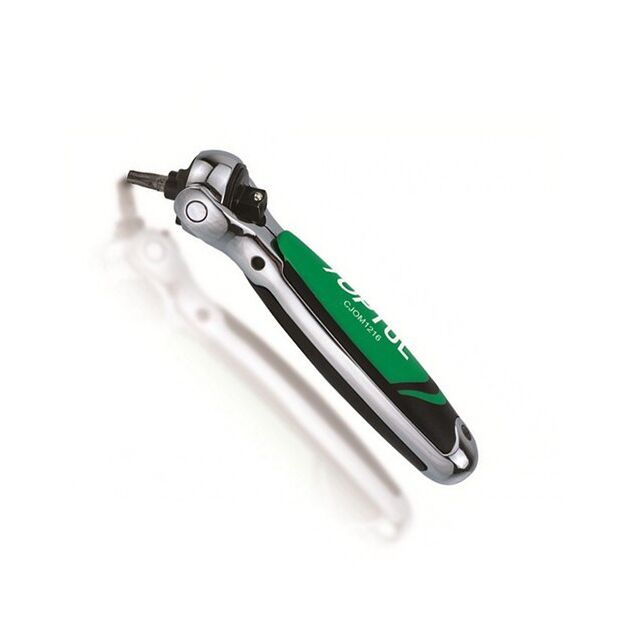 Трещотка 3/8, тримач біт з шарніром (360°) 72 з. TOPTUL (CJOM1216), фото  | SNABZHENIE.com.ua