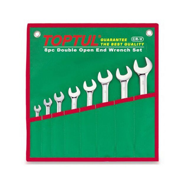 Набор ключей комбинированных TOPTUL 8 шт. 10-19 GAAA0804, фото  | SNABZHENIE.com.ua