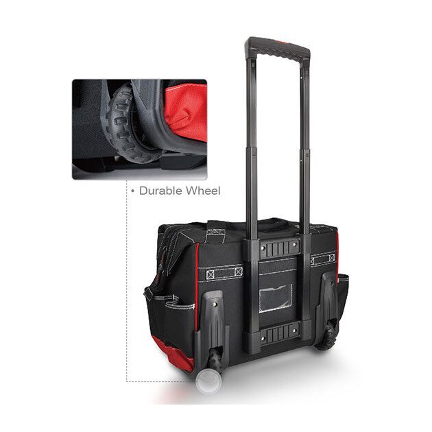 Сумка для инструментов с колесами и выдвижной ручкой TOPTUL (PBW-045A), фото , изображение 2 | SNABZHENIE.com.ua