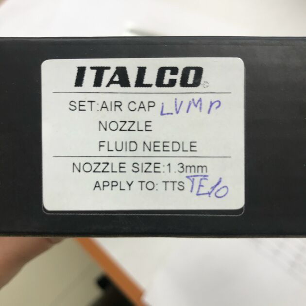 Форсунка TTS-TE10 LVMP 1,3 мм для краскопультов ITALCO, фото , изображение 2 | SNABZHENIE.com.ua