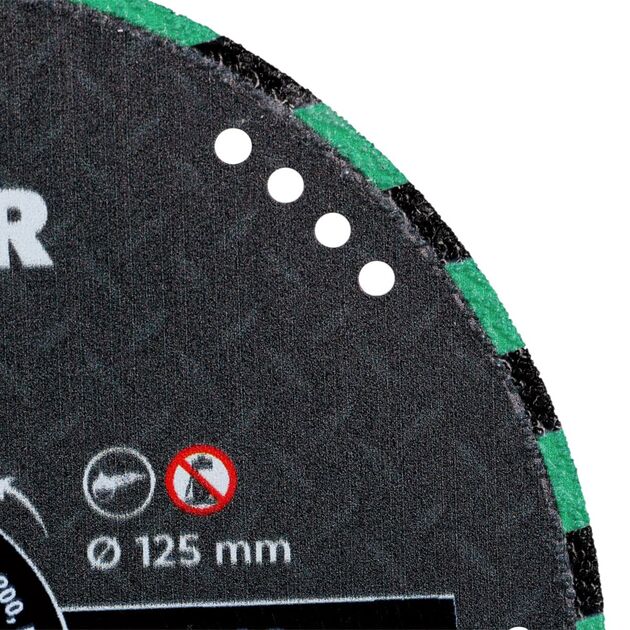 Круг алмазный отрезной 1A1R V 125x1,5/1,2x2,5x22,2  Metal CUT, фото , зображення 2 | SNABZHENIE.com.ua