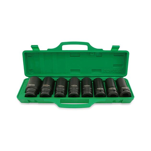 Набір головок ударних довгих 3/4 24-38 мм 8 ед. TOPTUL (GDAI0804), фото  | SNABZHENIE.com.ua