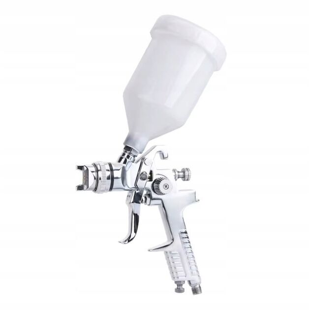 Пневматический покрасочный набор H-827 с регулятором воздуха, HVLP, 1,3 и 1,7 мм, фото , изображение 2 | SNABZHENIE.com.ua