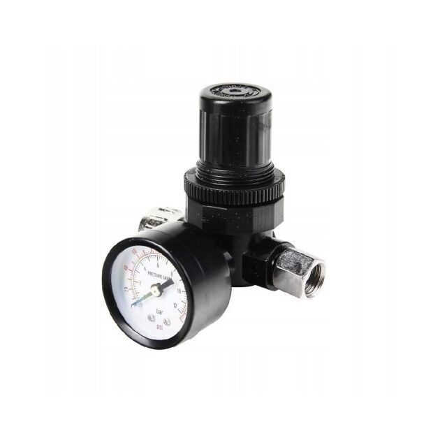 Пневматический покрасочный набор H-827 с регулятором воздуха, HVLP, 1,3 и 1,7 мм, фото , изображение 3 | SNABZHENIE.com.ua