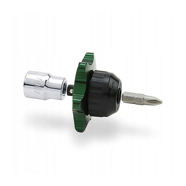 Ключ трещотка-битодержатель 1/4" мини TOPTUL (CAUA0808), фото , изображение 2 | SNABZHENIE.com.ua