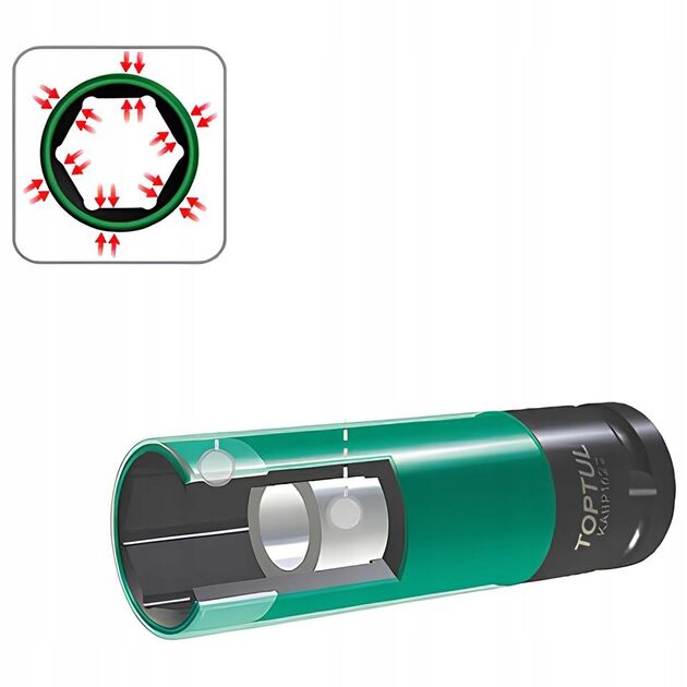 Набір головок 1/2 для шиномонтажа 5 ед. Pro-Series TOPTUL (GDAI0503), фото , зображення 2 | SNABZHENIE.com.ua