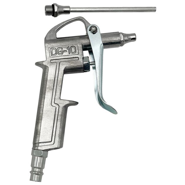 Пистолет продувочный короткий с насадкой 80мм AIRKRAFT DG-10-1-3, фото , изображение 2 | SNABZHENIE.com.ua