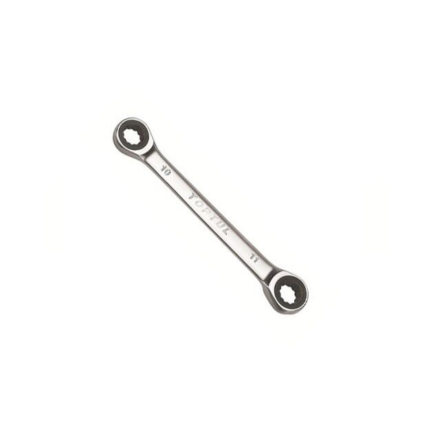 Ключ трещоточный накидной TOPTUL 10х11мм, фото  | SNABZHENIE.com.ua