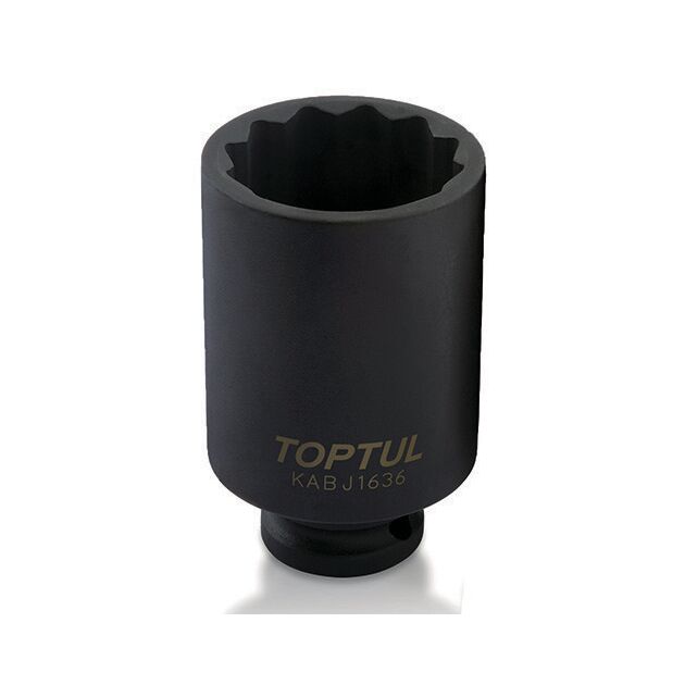 Головка 12-гранная ударная TOPTUL 1/2" 36мм KABJ1636, фото  | SNABZHENIE.com.ua